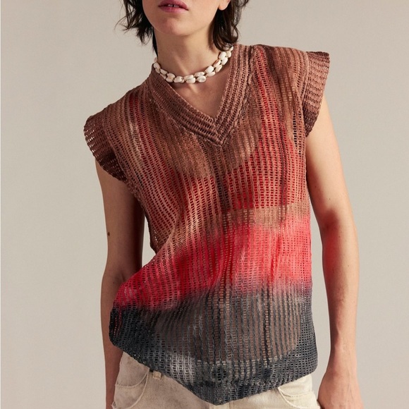 Free People X The Farra Sable Tank Sweater - Picture 1 of 8